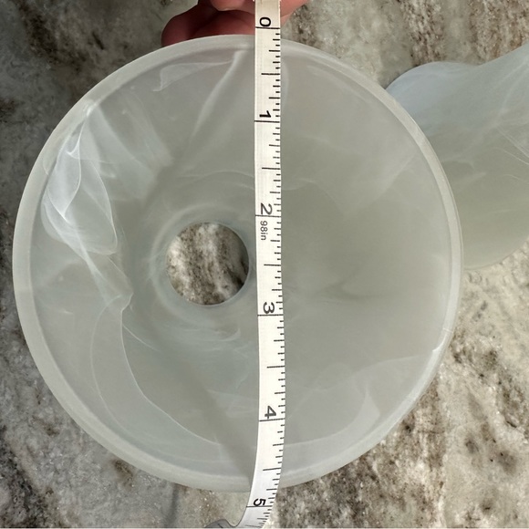 Set Of 3 Frosted Ceiling Fan Globes Or Light Cover Shades - Picture 6 of 6